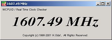 WCPUID Realtimeclockchecker